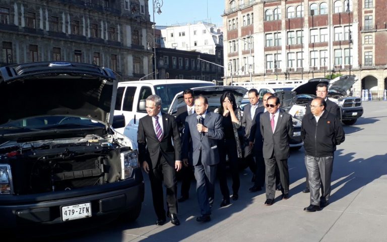 PONEN EN MARCHA 88 VEHÍCULOS OFICIALES QUE FUERON TRANSFORMADOS DE GASOLINA A GAS NATURAL